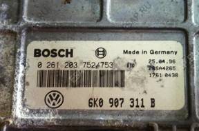 БЛОК УПРАВЛЕНИЯ ДВИГАТЕЛЕМ 6K0907311B - VW CADDY 1.8 8V