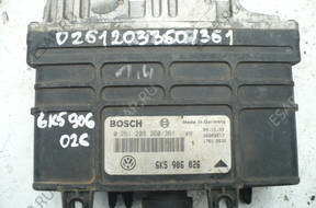 БЛОК УПРАВЛЕНИЯ ДВИГАТЕЛЕМ 6K5906026 SEAT IBIZA 1.4