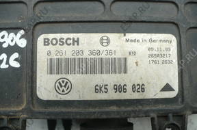 БЛОК УПРАВЛЕНИЯ ДВИГАТЕЛЕМ 6K5906026 SEAT IBIZA 1.4