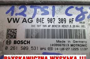 БЛОК УПРАВЛЕНИЯ ДВИГАТЕЛЕМ 6V0 04E907309AF FABIA 3 III 1.2