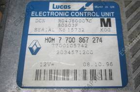 БЛОК УПРАВЛЕНИЯ ДВИГАТЕЛЕМ 7700867274 CARISMA I '97 1.9TD