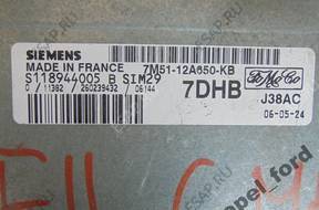 БЛОК УПРАВЛЕНИЯ ДВИГАТЕЛЕМ 7M5112A650KB FOCUS MK2 C-MAX 1.6