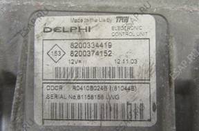 БЛОК УПРАВЛЕНИЯ ДВИГАТЕЛЕМ 8200334419 8200374 Megane II