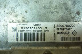 БЛОК УПРАВЛЕНИЯ ДВИГАТЕЛЕМ 8200789222 MODUS CLIO 1.2 78KM
