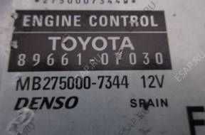 БЛОК УПРАВЛЕНИЯ ДВИГАТЕЛЕМ 89661-01030 TOYOTA COROLLA VERSO