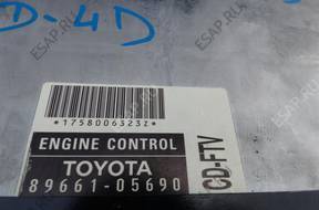 БЛОК УПРАВЛЕНИЯ ДВИГАТЕЛЕМ 89661-05690 AVENSIS T25 2,0 D4D