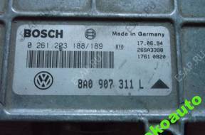 БЛОК УПРАВЛЕНИЯ ДВИГАТЕЛЕМ 8A0 907 311 L VW PASSAT B4 1.8 B