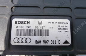 БЛОК УПРАВЛЕНИЯ ДВИГАТЕЛЕМ 8A0907311E AUDI 80 2.0 ABT