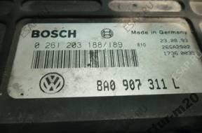 БЛОК УПРАВЛЕНИЯ ДВИГАТЕЛЕМ 8A0907311L VW PASSAT B4 1.8