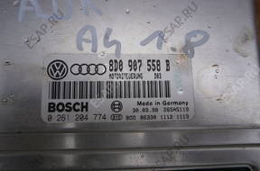 БЛОК УПРАВЛЕНИЯ ДВИГАТЕЛЕМ 8D0907558B AUDI A4 B5 1.8 ADR