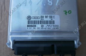 БЛОК УПРАВЛЕНИЯ ДВИГАТЕЛЕМ 8D0907558E AUDI A4 B5 1.8T