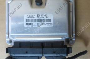 БЛОК УПРАВЛЕНИЯ ДВИГАТЕЛЕМ 8E0907401 AUDI A4 B6 0281010492