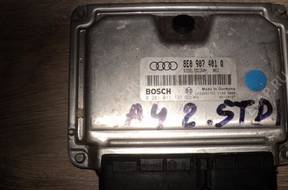 БЛОК УПРАВЛЕНИЯ ДВИГАТЕЛЕМ 8E0907401Q AUDI A4 2.5 TDI