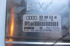 БЛОК УПРАВЛЕНИЯ ДВИГАТЕЛЕМ 8E0909518AN AUDI A4 B6 1.8T BEX