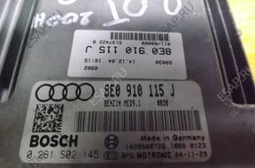 БЛОК УПРАВЛЕНИЯ ДВИГАТЕЛЕМ 8E0910115J VW AUDI 2.0 TFSI