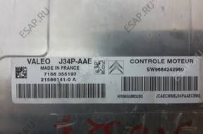 БЛОК УПРАВЛЕНИЯ ДВИГАТЕЛЕМ 96 642 429 80  J34P-AAE