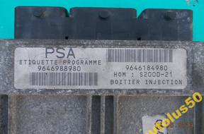 БЛОК УПРАВЛЕНИЯ   ДВИГАТЕЛЕМ 9646988980 9646184980