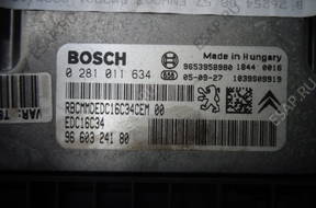 БЛОК УПРАВЛЕНИЯ ДВИГАТЕЛЕМ 9660324180 Peugeot 307 1.6 FL