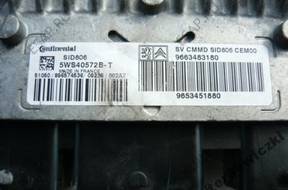 БЛОК УПРАВЛЕНИЯ ДВИГАТЕЛЕМ 9663483180 CITROEN C2 1.4 HDI