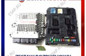 БЛОК УПРАВЛЕНИЯ ДВИГАТЕЛЕМ 9663607080 BSI 9663510480 Peugeot