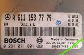 БЛОК УПРАВЛЕНИЯ ДВИГАТЕЛЕМ A 6111537779 2.2 CDI W203 C KLASA