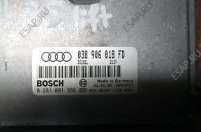 БЛОК УПРАВЛЕНИЯ ДВИГАТЕЛЕМ A4 B5 1.9 TDI 038906018FD