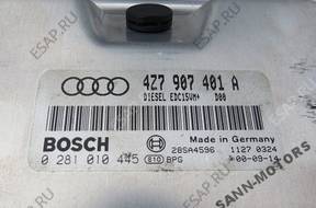 БЛОК УПРАВЛЕНИЯ   ДВИГАТЕЛЕМ A6 C5 2.5TDI 4Z7907401A