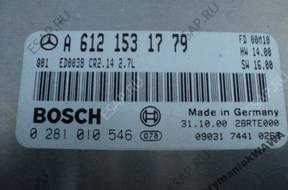 БЛОК УПРАВЛЕНИЯ ДВИГАТЕЛЕМ A6121531779  ML W163 2.7 CDI