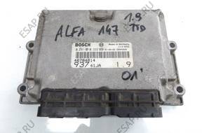 БЛОК УПРАВЛЕНИЯ ДВИГАТЕЛЕМ ALFA 147 1.9 46784814 0281010332