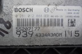 БЛОК УПРАВЛЕНИЯ ДВИГАТЕЛЕМ ALFA ROME 159 1.9 JTDM 0281012888