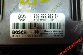 БЛОК УПРАВЛЕНИЯ ДВИГАТЕЛЕМ ALTEA 1.9TDI BJB 03G906016DH VICI