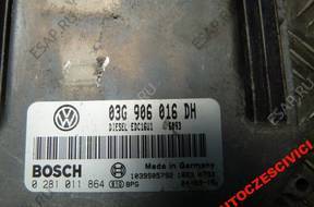 БЛОК УПРАВЛЕНИЯ ДВИГАТЕЛЕМ ALTEA 1.9TDI BJB 03G906016DH VICI