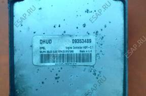 БЛОК УПРАВЛЕНИЯ ДВИГАТЕЛЕМ astra G 09353489