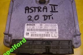 БЛОК УПРАВЛЕНИЯ  ДВИГАТЕЛЕМ  ASTRA G ZAFIRA A 2.0 DI