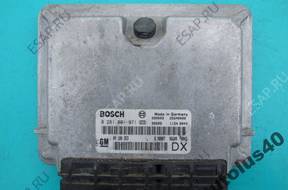 БЛОК УПРАВЛЕНИЯ   ДВИГАТЕЛЕМ ASTRA II 09180353