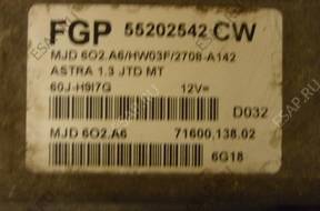 БЛОК УПРАВЛЕНИЯ ДВИГАТЕЛЕМ ASTRA III H 55202542 CW