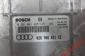 БЛОК УПРАВЛЕНИЯ ДВИГАТЕЛЕМ AUDI 0281001425/426  028906021CE