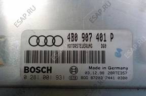 БЛОК УПРАВЛЕНИЯ ДВИГАТЕЛЕМ AUDI 16 C5 2.5 TDI 4B0907401P