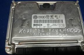 БЛОК УПРАВЛЕНИЯ ДВИГАТЕЛЕМ AUDI 2.5TDI 8E0907401J 0281011387