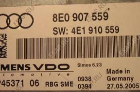 БЛОК УПРАВЛЕНИЯ   ДВИГАТЕЛЕМ AUDI 3,2 FSI  8E0907559