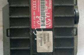 БЛОК УПРАВЛЕНИЯ ,  ДВИГАТЕЛЕМ, AUDI 80 B4 443907311C