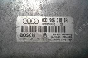 БЛОК УПРАВЛЕНИЯ ДВИГАТЕЛЕМ Audi A3 038906018BA ИММОБИЛАЙЗЕР off