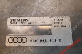 БЛОК УПРАВЛЕНИЯ ДВИГАТЕЛЕМ AUDI A3 06A906019D / 5WP4193