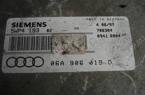 БЛОК УПРАВЛЕНИЯ   ДВИГАТЕЛЕМ AUDI A3 1,6 06A906019D