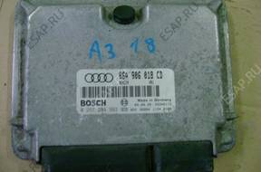 БЛОК УПРАВЛЕНИЯ   ДВИГАТЕЛЕМ Audi A3 1.8 20v 96-00