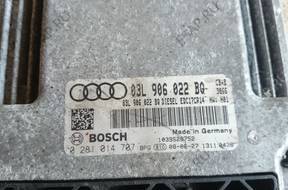 БЛОК УПРАВЛЕНИЯ   ДВИГАТЕЛЕМ AUDI A3 2.0 03L906022BQ