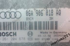 БЛОК УПРАВЛЕНИЯ   ДВИГАТЕЛЕМ AUDI A3 8L 06A906018AQ