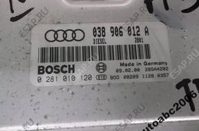 БЛОК УПРАВЛЕНИЯ ДВИГАТЕЛЕМ AUDI A3 8L0 1.9 TDI 0281010120