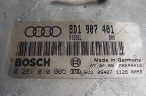 БЛОК УПРАВЛЕНИЯ   ДВИГАТЕЛЕМ AUDI A4 2,5 8D1907401