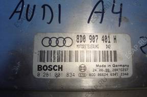 БЛОК УПРАВЛЕНИЯ ДВИГАТЕЛЕМ AUDI A4 8D0907401H